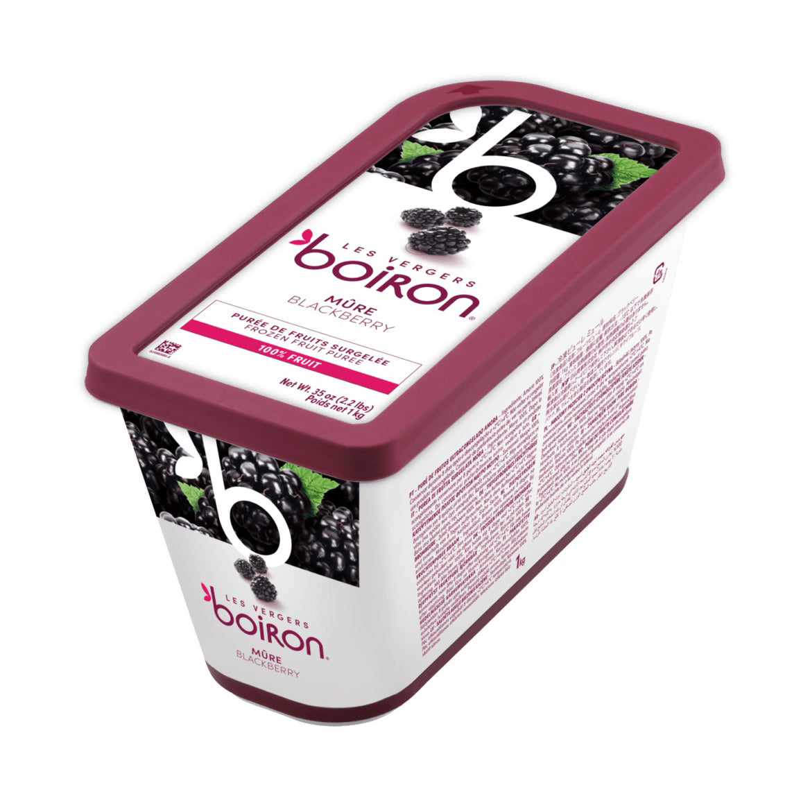 LES VERGERS BOIRON Frozen Fruit Puree – Blackberry