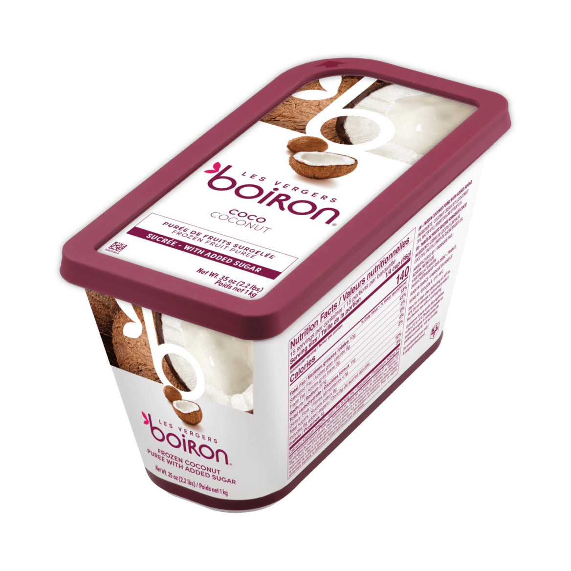 LES VERGERS BOIRON Frozen Fruit Puree – Coconut