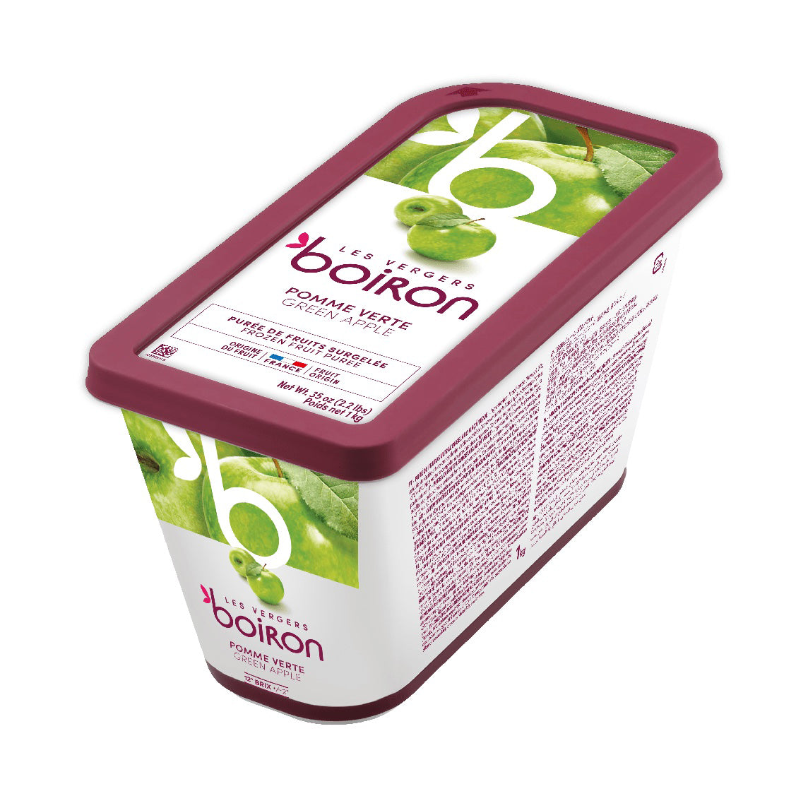 LES VERGERS BOIRON Frozen Fruit Puree – Green Apple