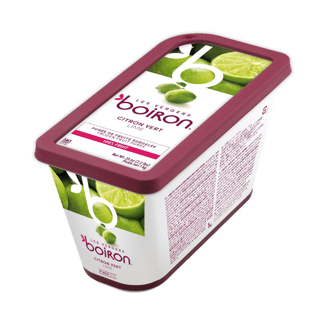 LES VERGERS BOIRON Frozen Fruit Puree – Lime