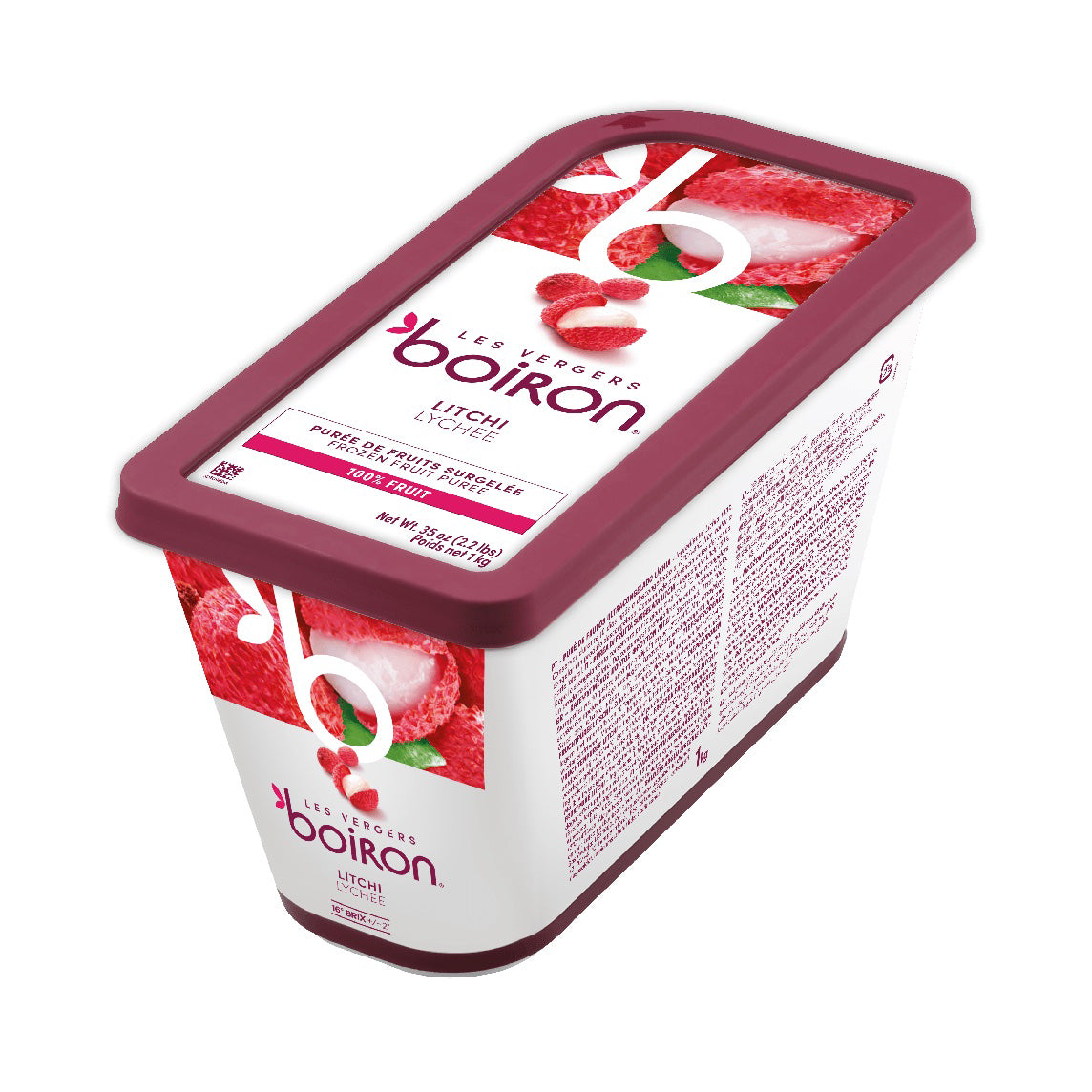 LES VERGERS BOIRON Frozen Fruit Puree – Lychee