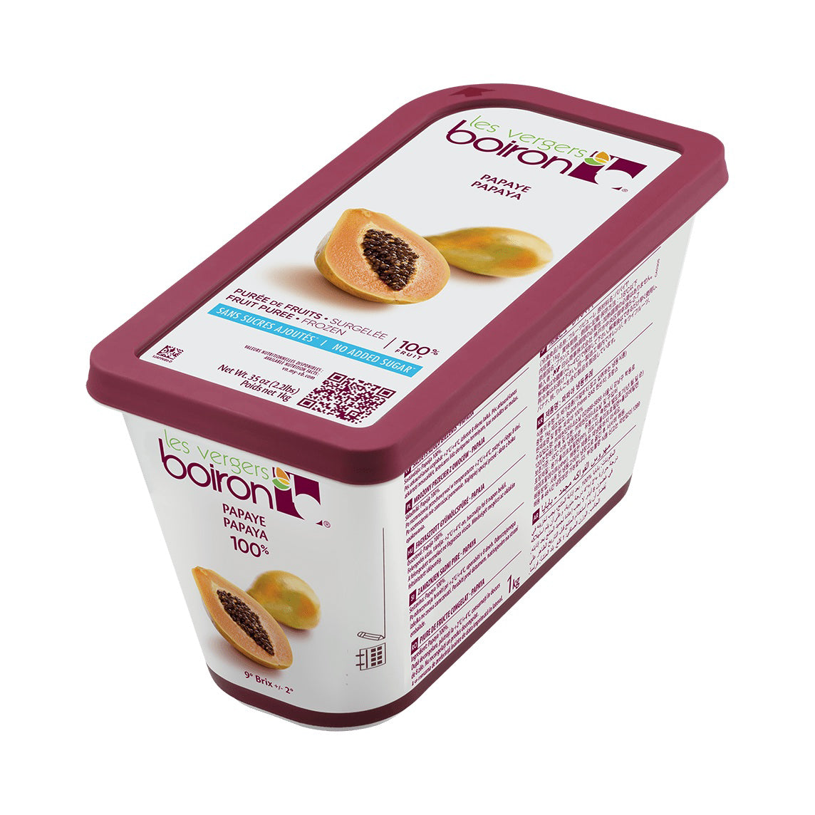 LES VERGERS BOIRON Frozen Fruit Puree – Papaya