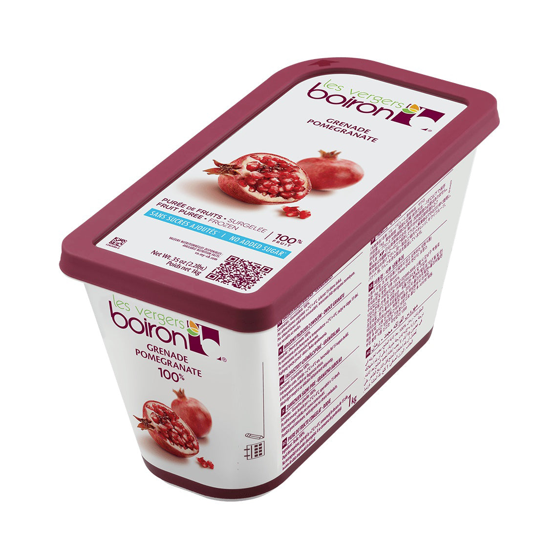 LES VERGERS BOIRON Frozen Fruit Puree – Pomegranate (1kg)