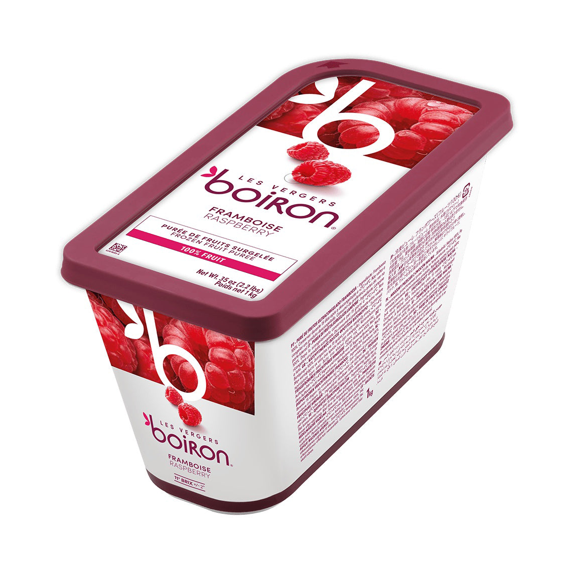 LES VERGERS BOIRON Frozen Fruit Puree – Raspberry