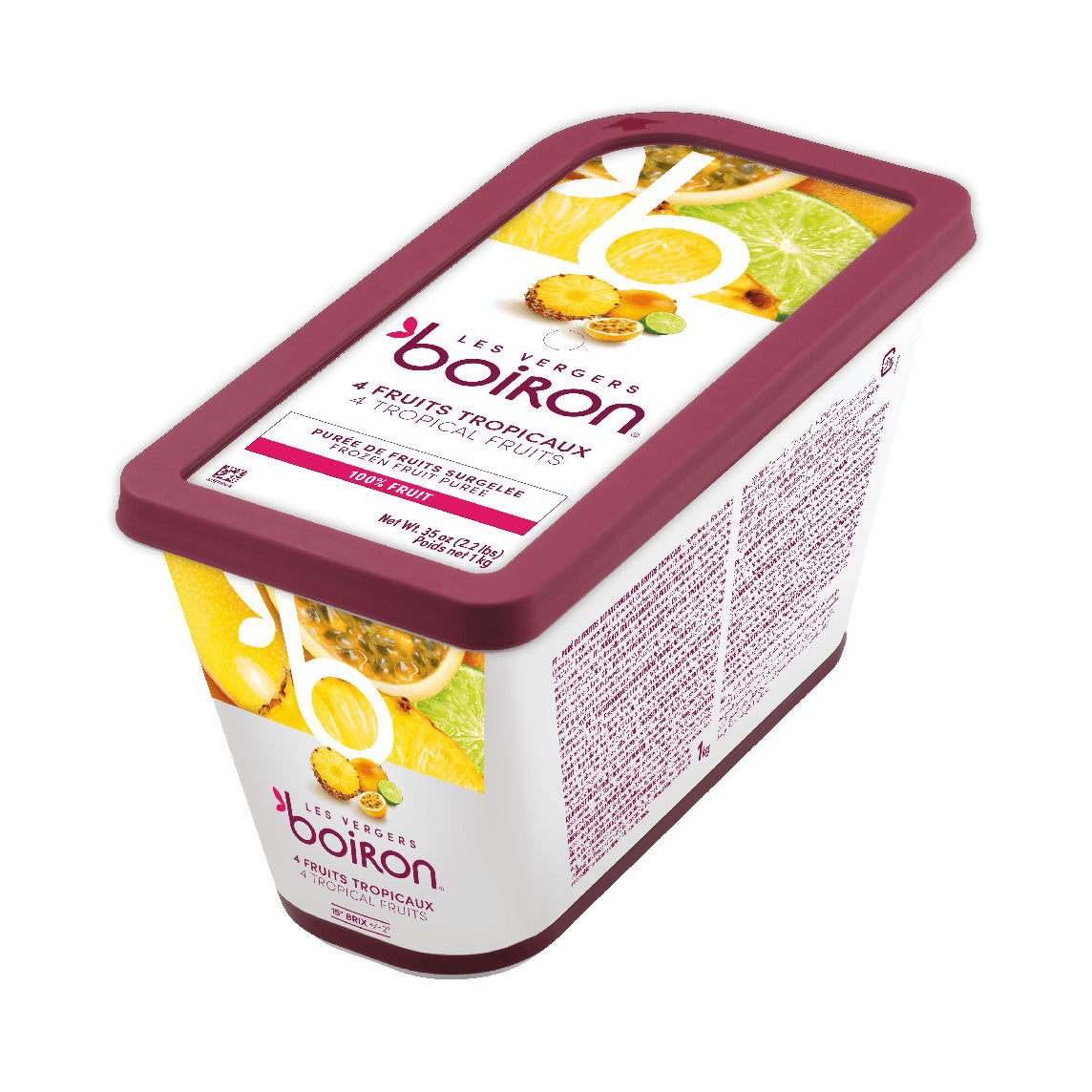 LES VERGERS BOIRON Frozen Fruit Puree – Tropical Fruits