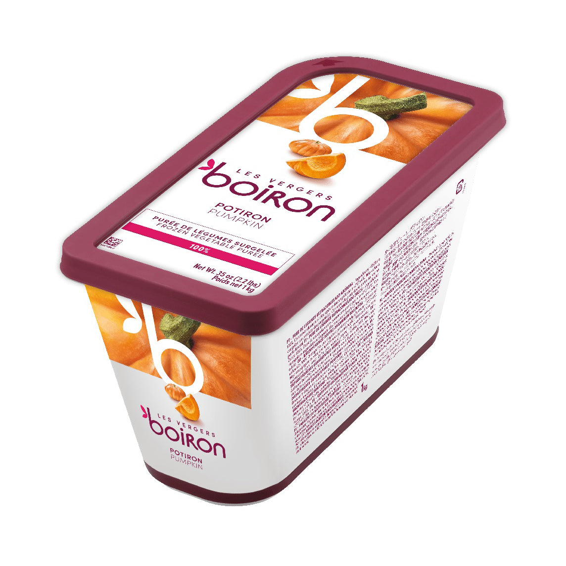 LES VERGERS BOIRON Frozen Vegetable Puree – Pumpkin (1kg)