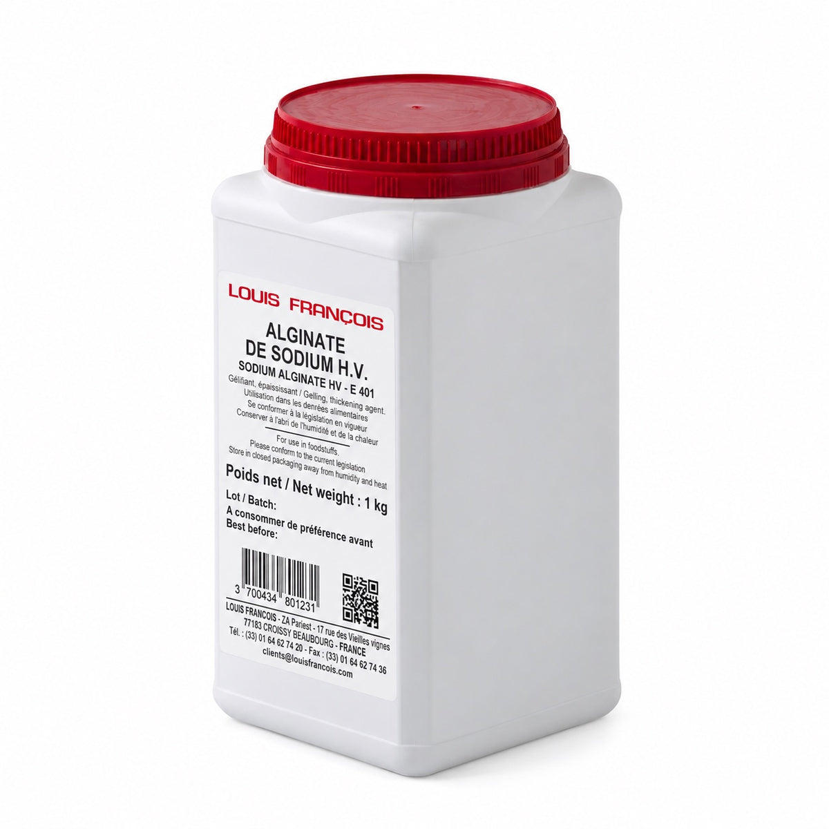 LOUIS FRANCOIS Sodium Alginate HV, 1kg