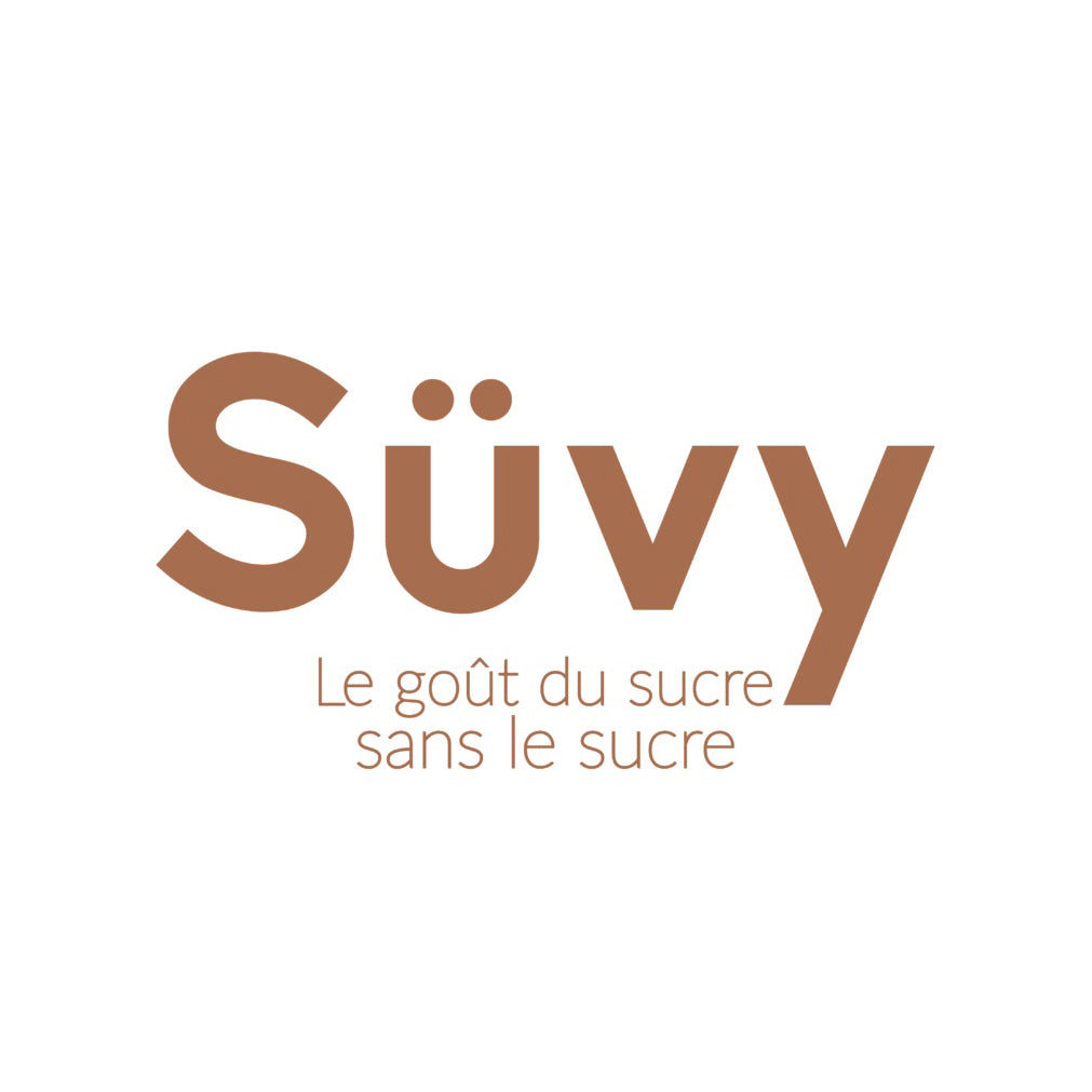 Suvy logo with tagline on a white background