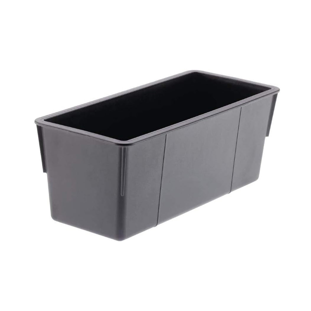 Black rectangular Matfer Loaf Cake Mould on a white background