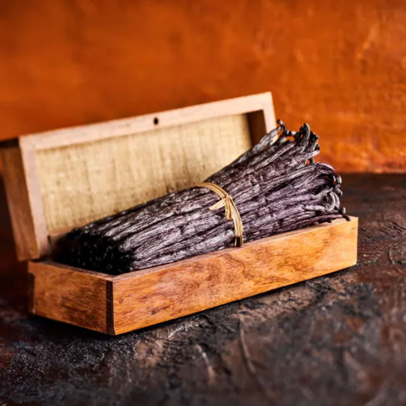 NOROHY Organic Madagascar Vanilla Beans, 125g