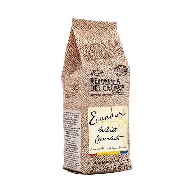 REPUBLICA DEL CACAO Ecuador 31% – White Chocolate Couverture