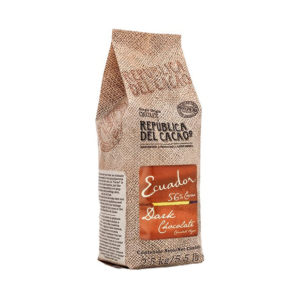 REPUBLICA DEL CACAO Ecuador 56% – Dark Chocolate Couverture