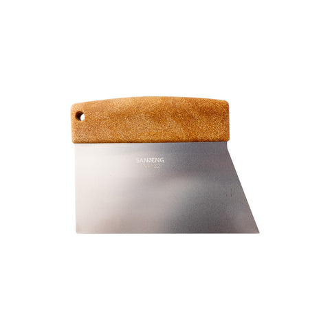 SANNENG Dough Scraper/Cutter with Plant Fiber Handle