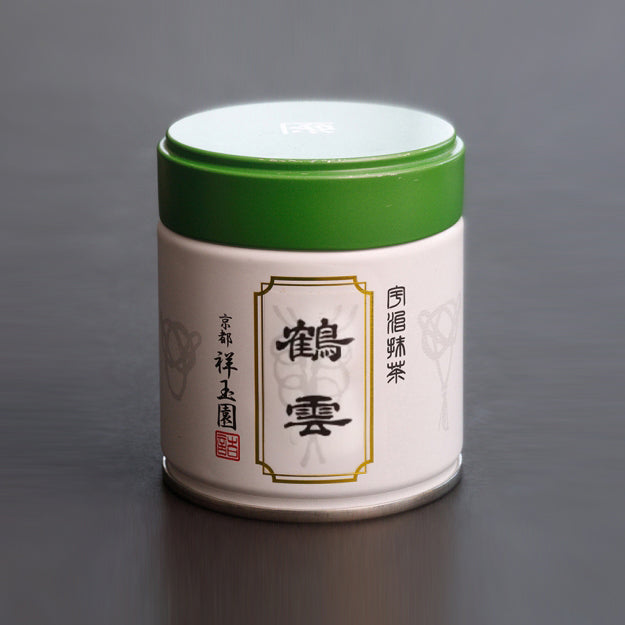 SHOGYOKUEN Ceremonial Grade Matcha, Powdered Green Tea, Tsurukumo #2 鶴雲