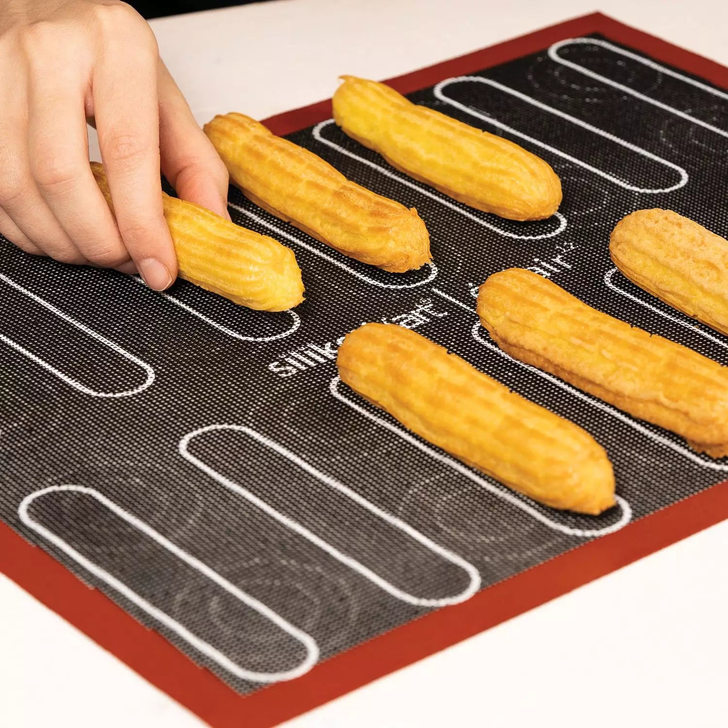 SILIKOMART Air Mat Éclair & Choux Micro-Perforated Baking Mat 400 x 300 mm 40.113.99.0000