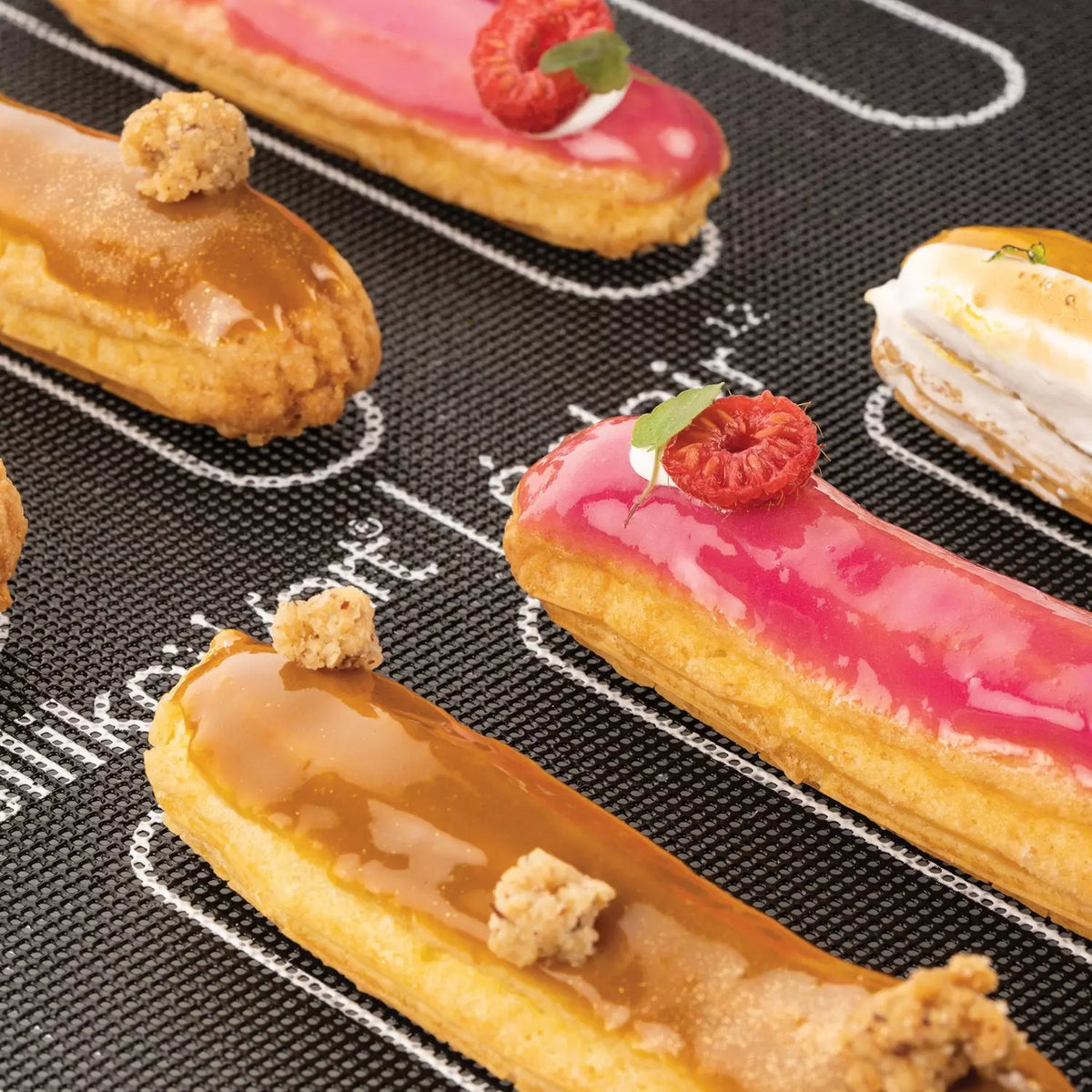SILIKOMART Air Mat Éclair & Choux Micro-Perforated Baking Mat 400 x 300 mm 40.113.99.0000