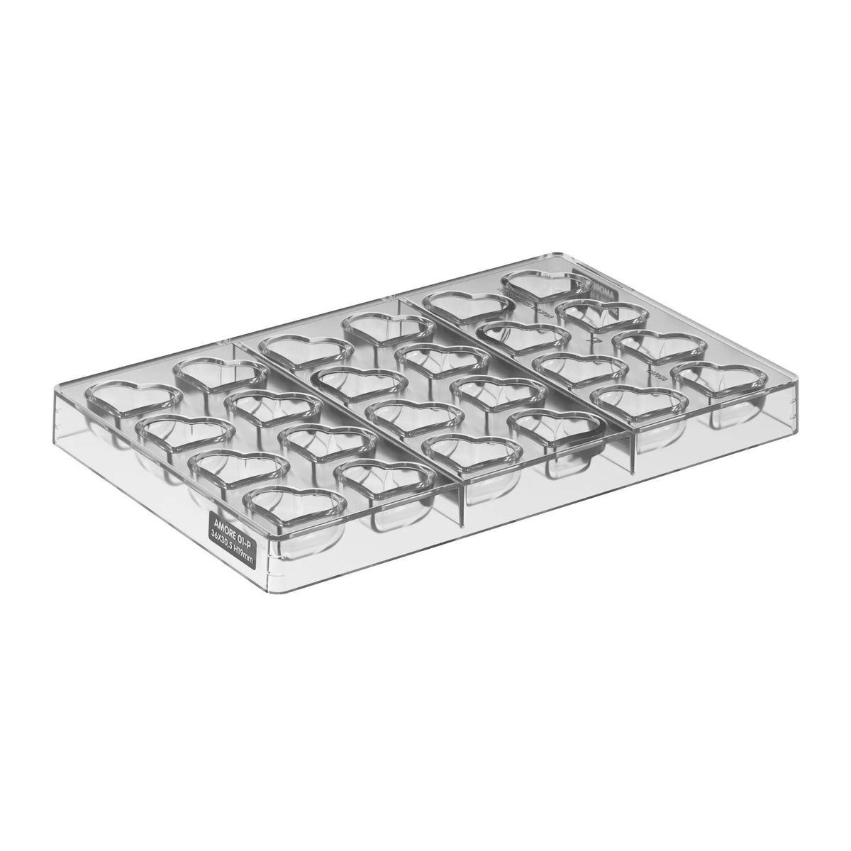 SILIKOMART Amore P Tritan Chocolate Mould, Praline 52.958.86.0065