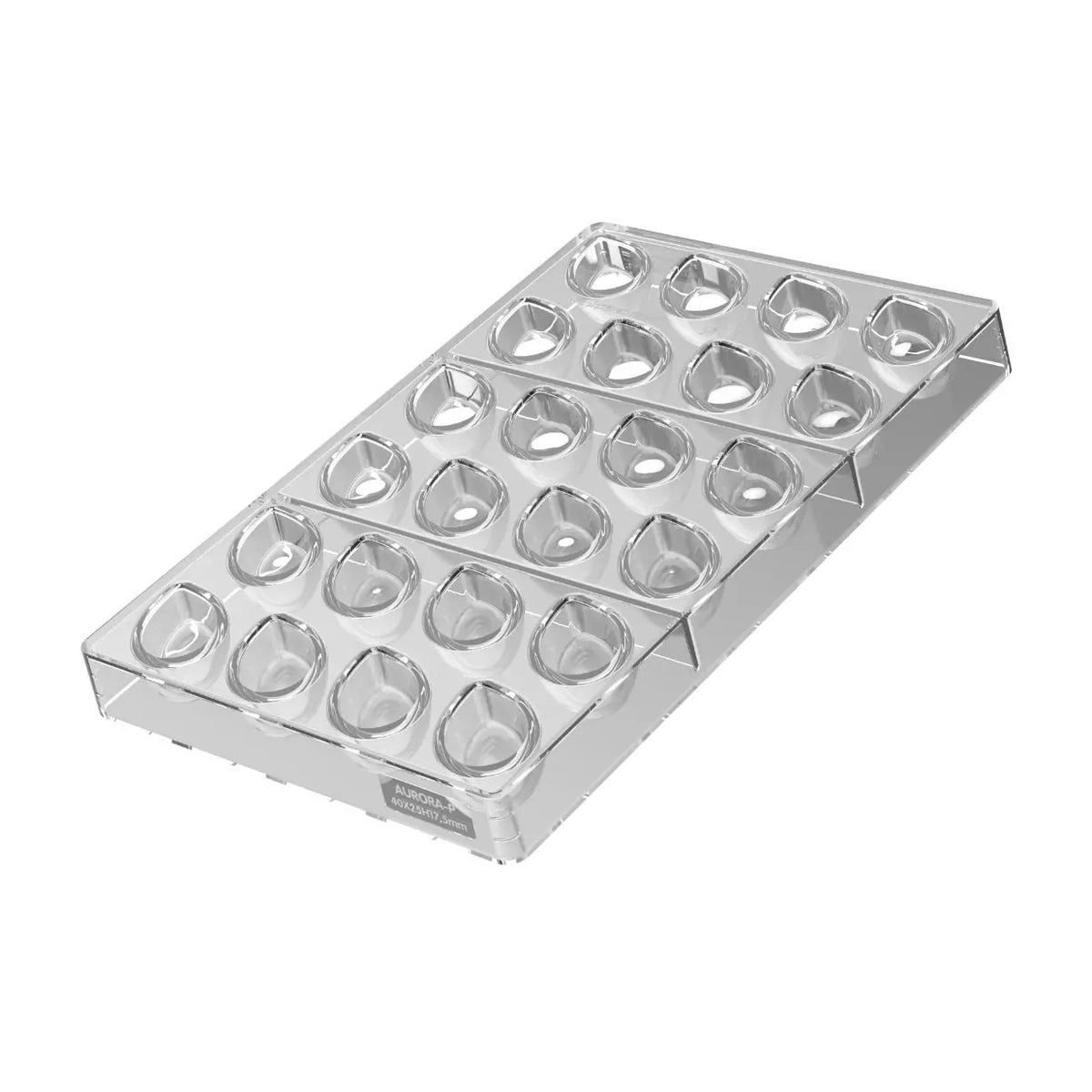 SILIKOMART Aurora P Tritan Chocolate Mould, Praline 52.947.86.0065