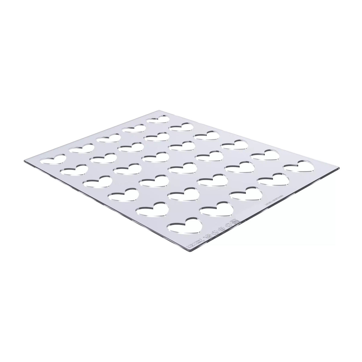 SILIKOMART Chablon Heart Decor Mould 25.008.86.0065