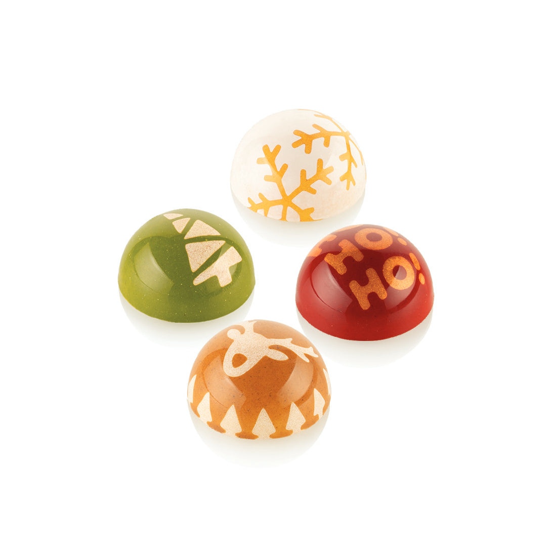 SILIKOMART Choco Stamp B – Winter & Christmas Bonbon Decorating Stamp Kit