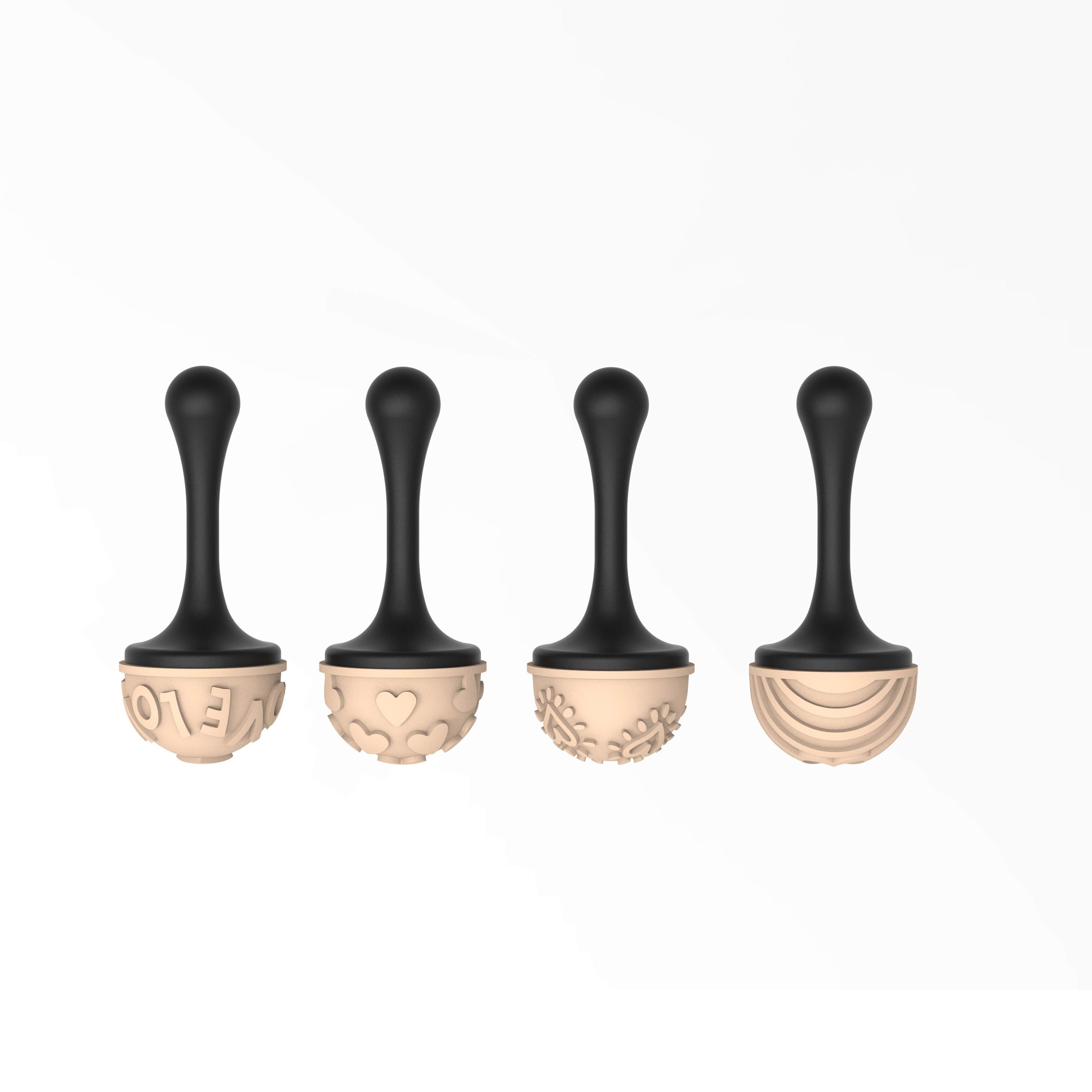 SILIKOMART Choco Stamp C – Heart & Valentine Bonbon Decorating Stamp Kit