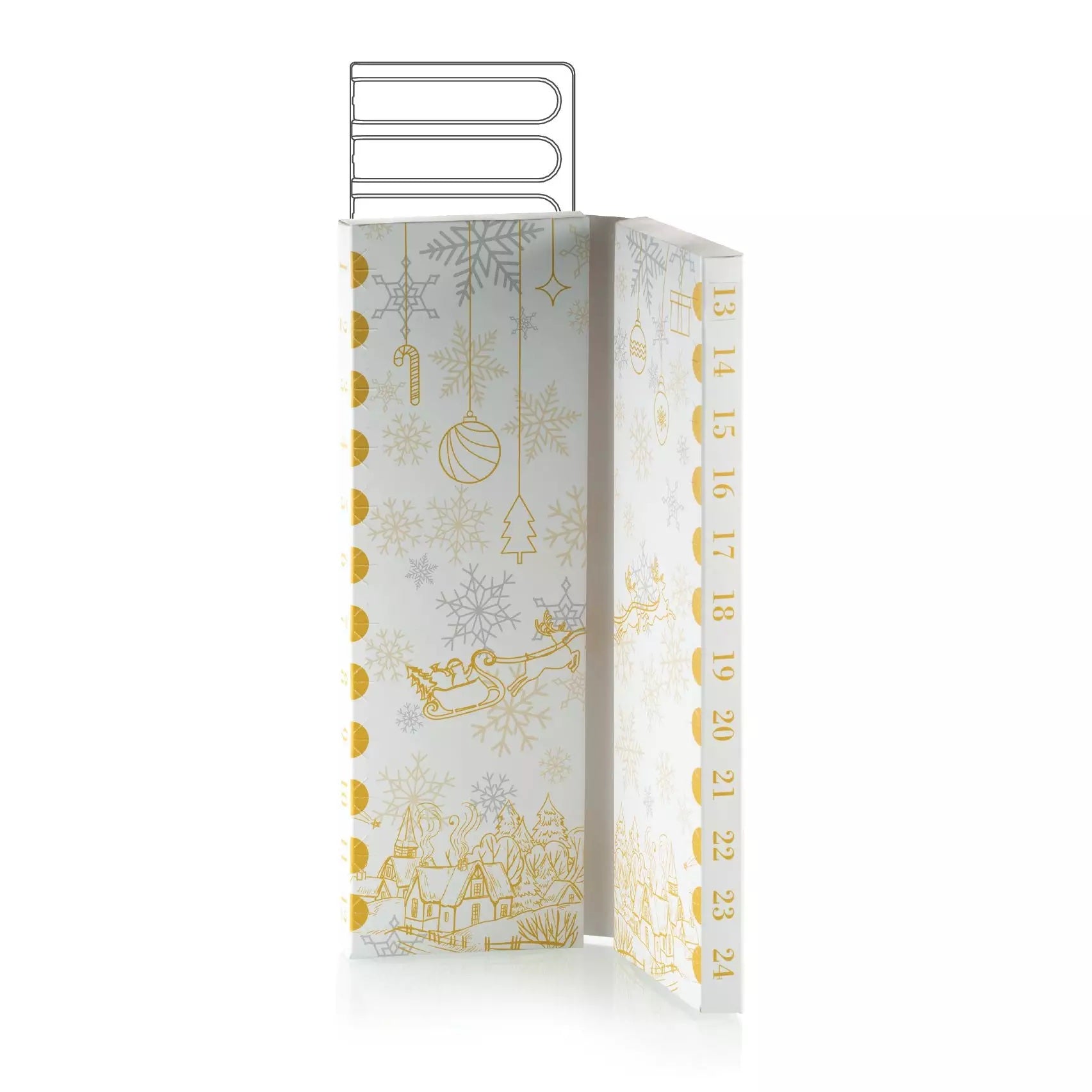 SILIKOMART Christmas Countdown Refill Gift Box Set