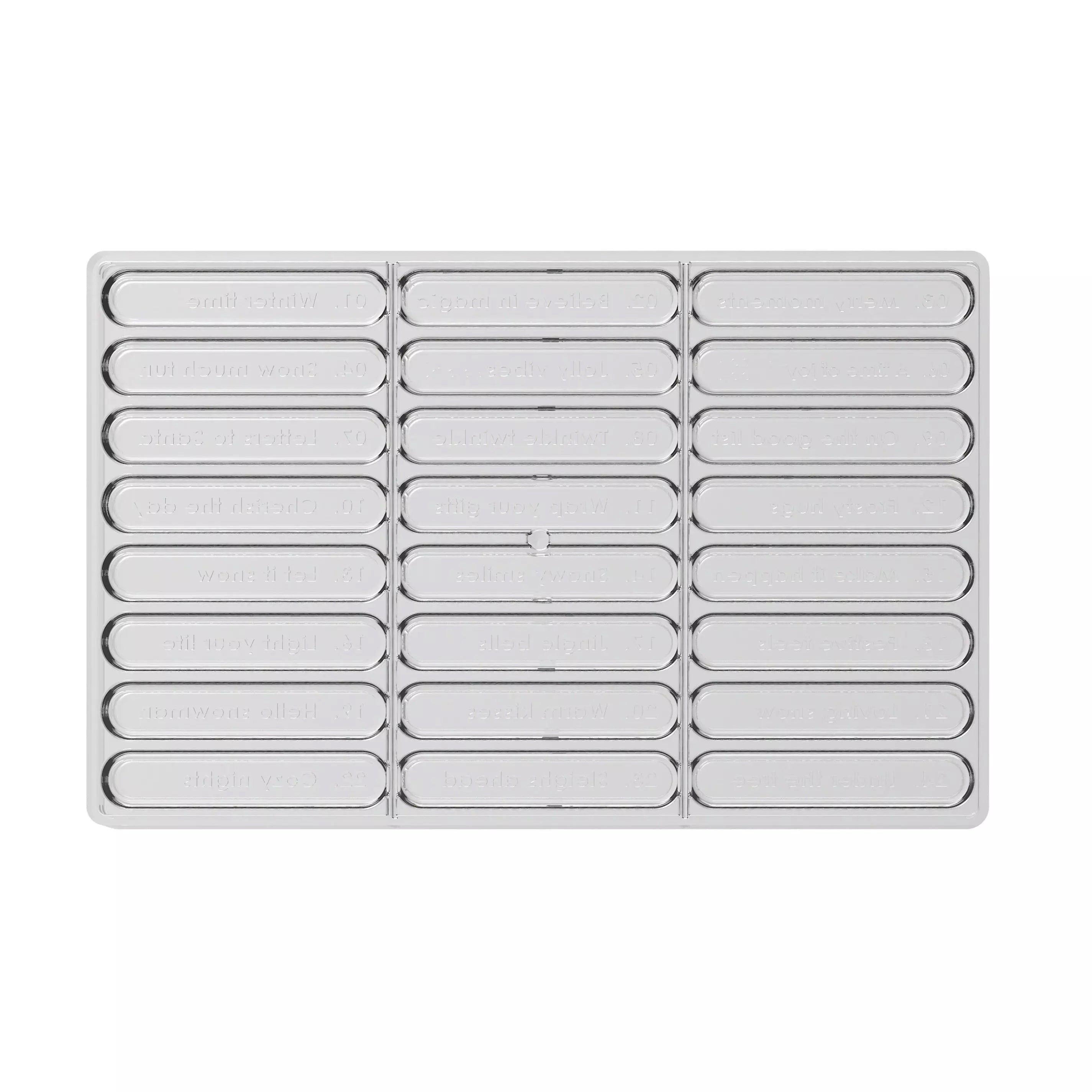 SILIKOMART Christmas Countdown Tritan Chocolate Mould Kit 25.945.86.0065