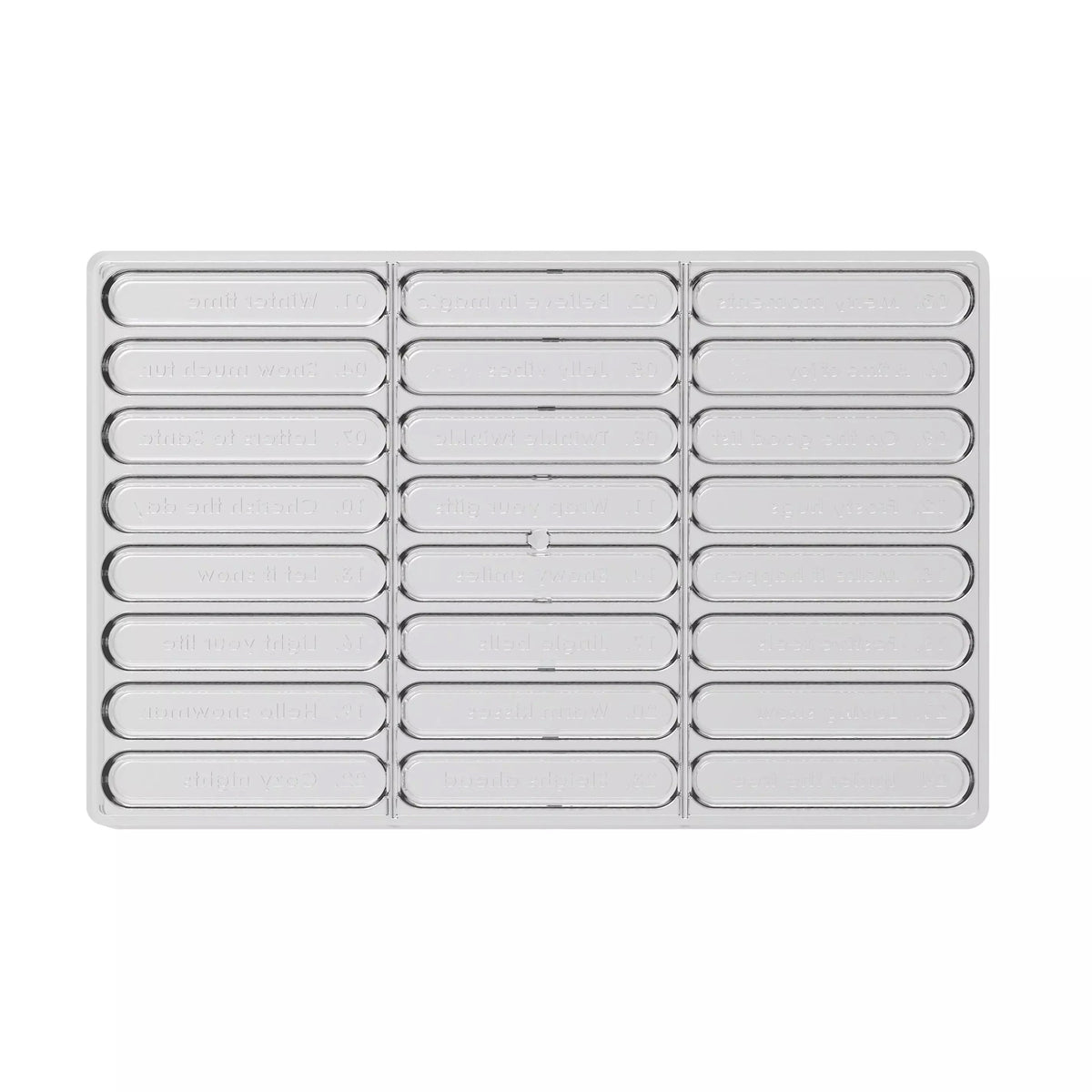 SILIKOMART Christmas Countdown Tritan Chocolate Mould Kit 25.945.86.0065