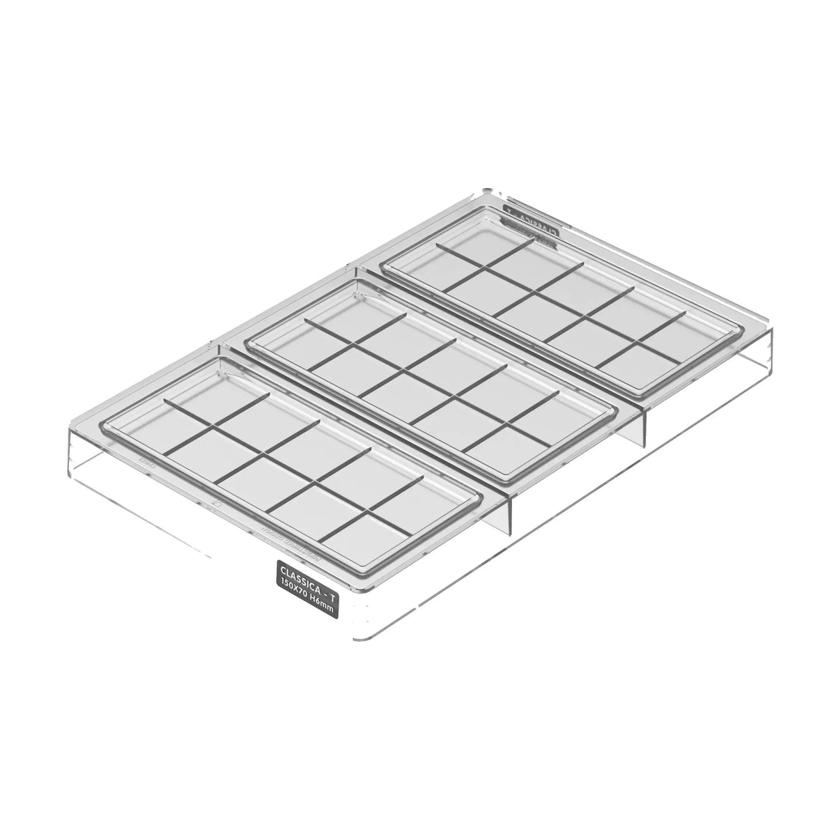 SILIKOMART Classica T Tritan Chocolate Mould, Tablet 52.953.86.0065