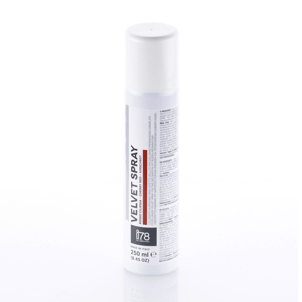 SILIKOMART Cocoa Butter Velvet Spray Cherry Red, 250 ml 99.516.13.0001