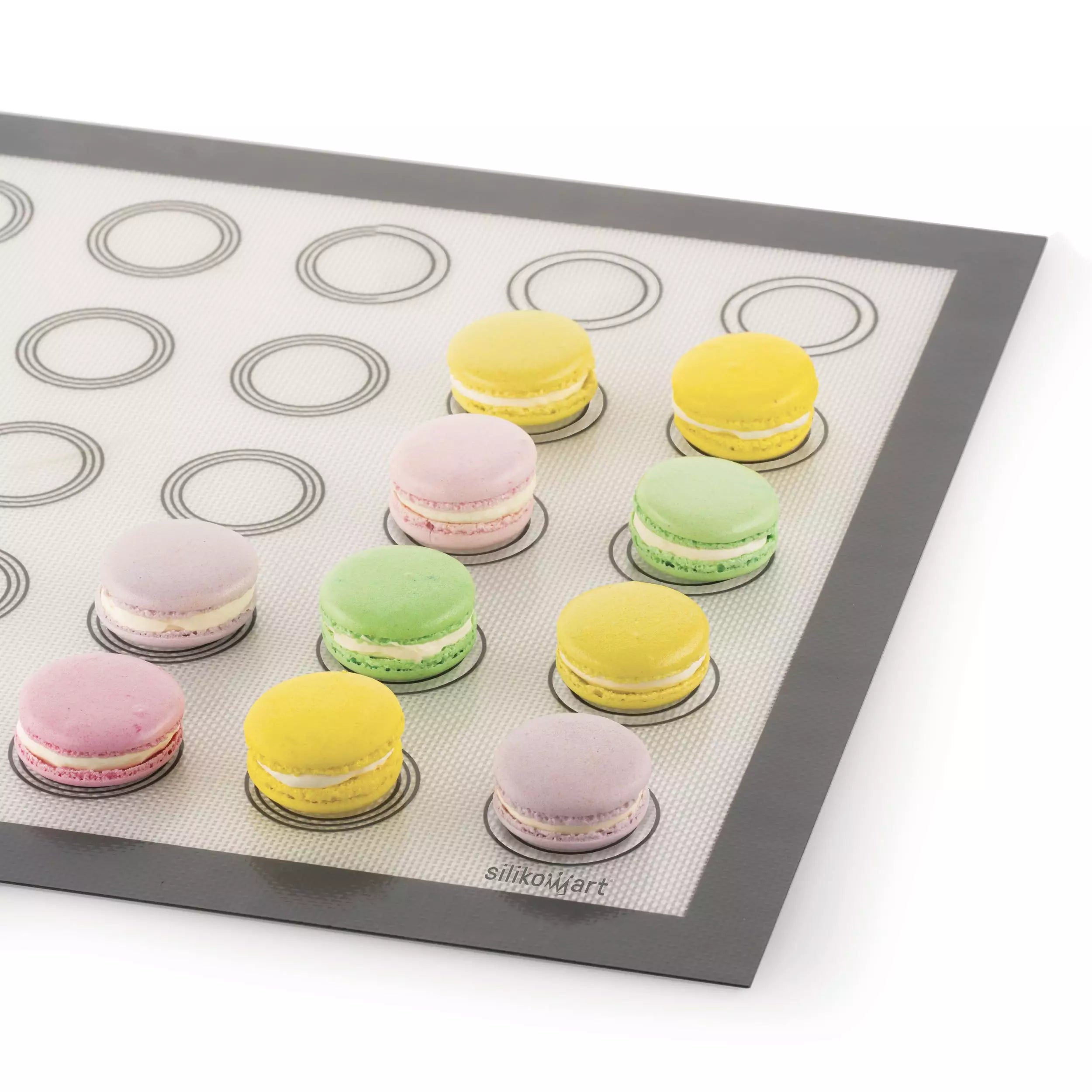 SILIKOMART Fiberglass Macaron Mat with Circles 583 x 384 mm 40.108.99.0000