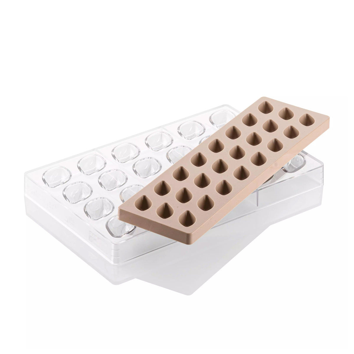SILIKOMART Quenelle 01 Tritan Chocolate Mould Kit, Bonbon 52.938.86.0065