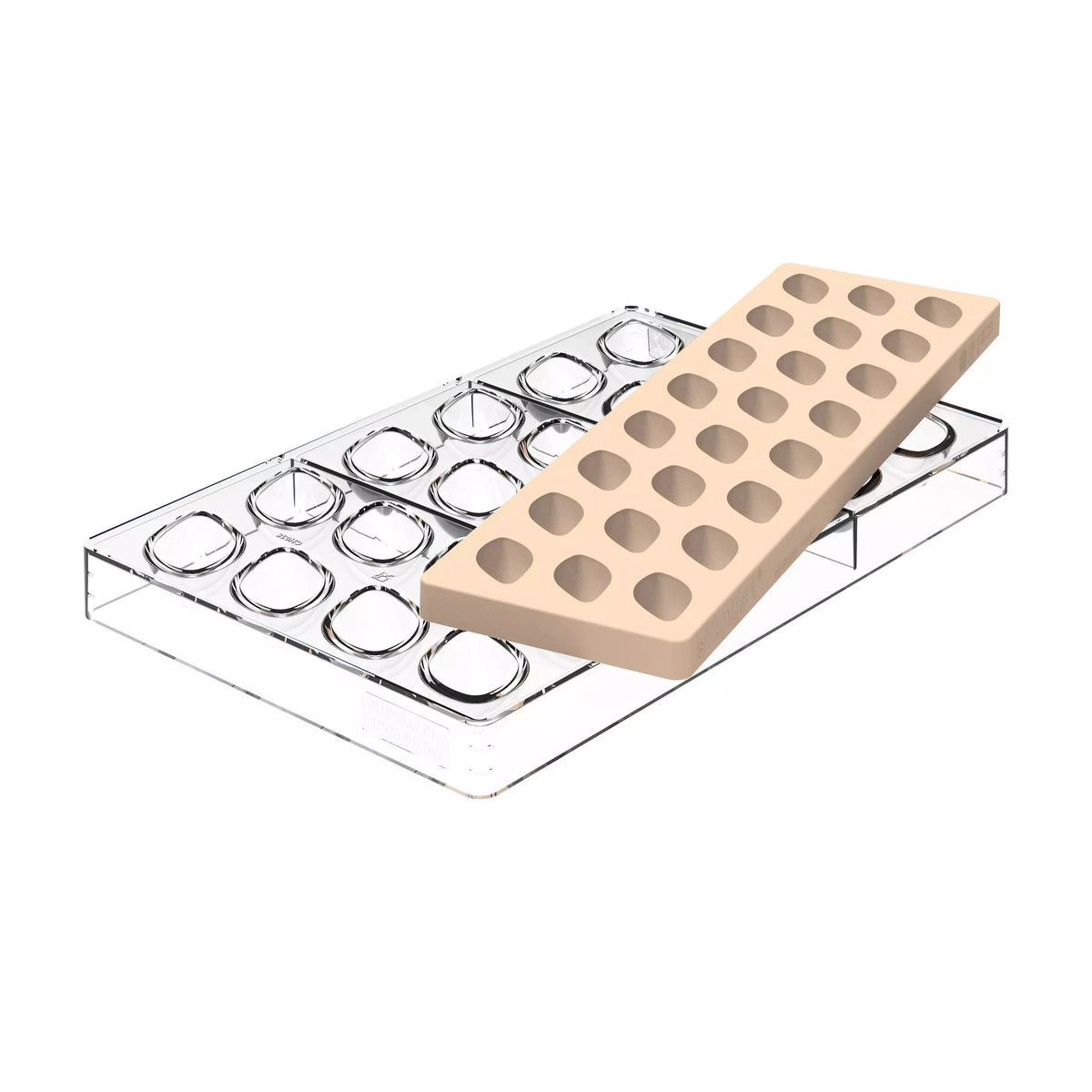 SILIKOMART Quenelle 01 Tritan Chocolate Mould Kit, Bonbon 52.938.86.0065