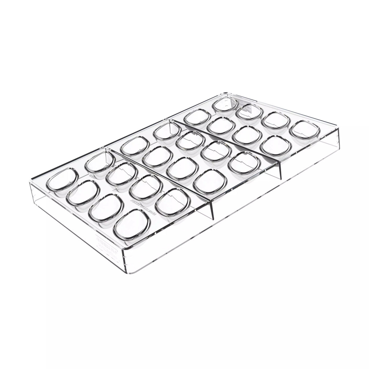 SILIKOMART Quenelle 01 Tritan Chocolate Mould Kit, Bonbon 52.938.86.0065