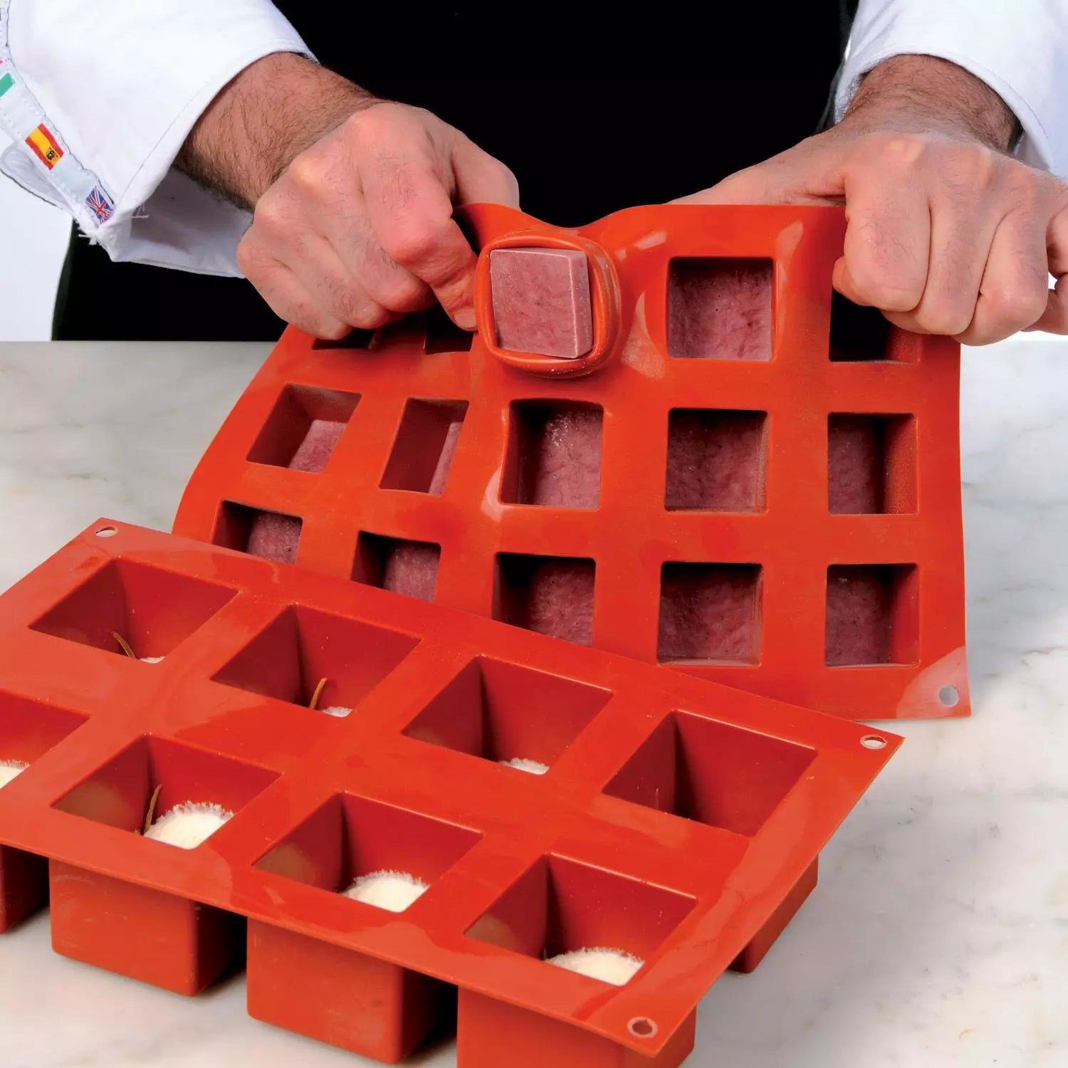 SILIKOMART SF105 Cube Silicone Mould 35 x 35 mm 36.105.00.0060