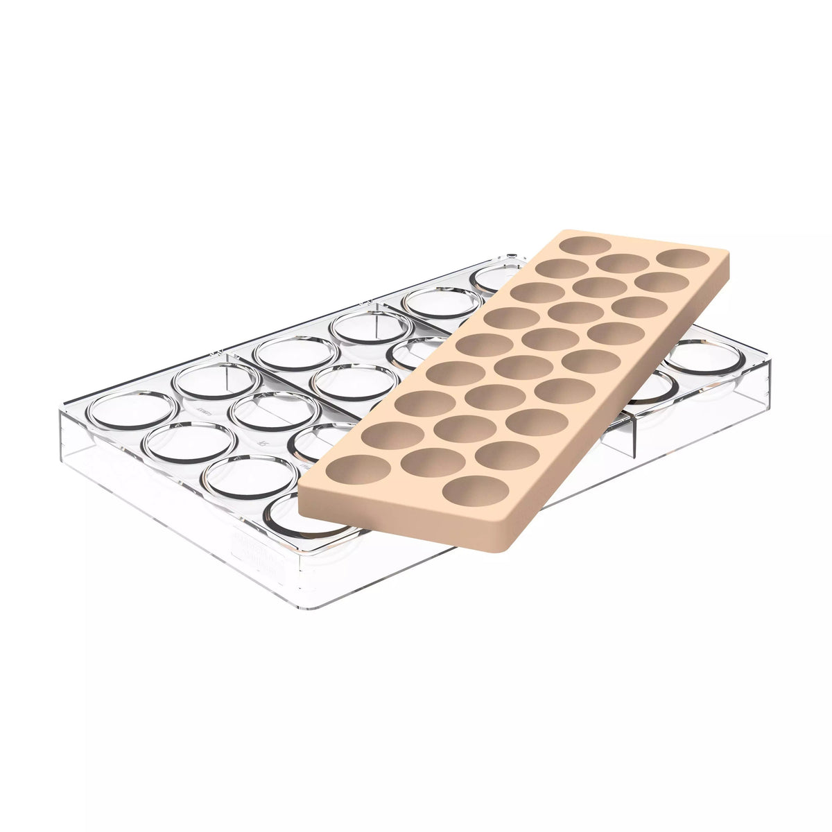 SILIKOMART Semisfera 02 Tritan Chocolate Mould Kit, Bonbon 52.937.86.0065