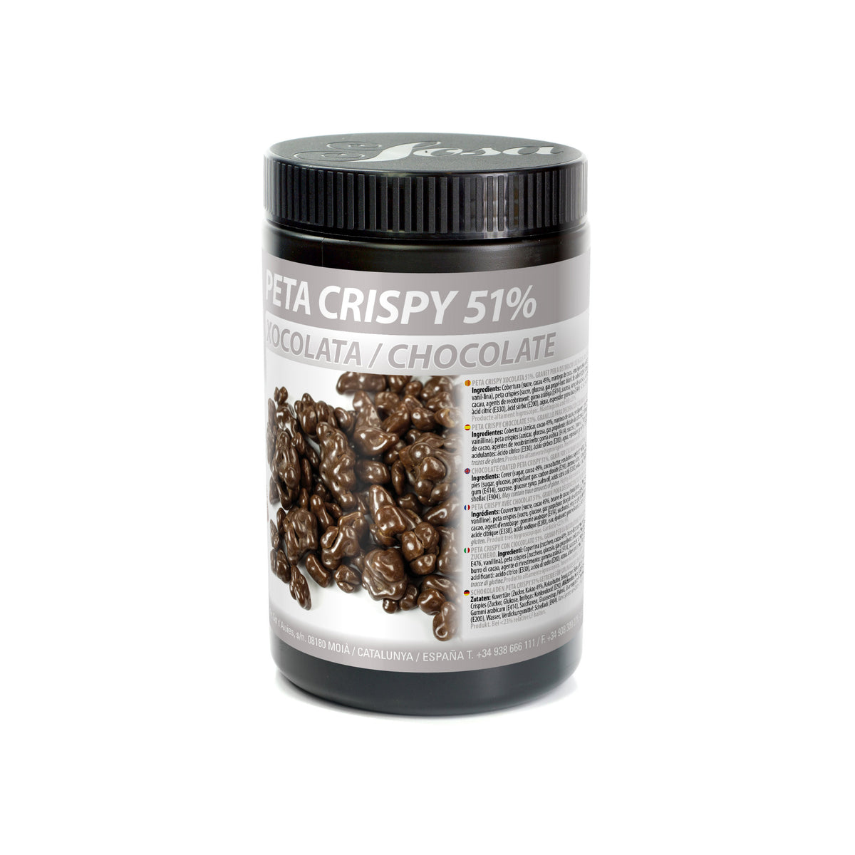 SOSA Peta 51% Dark Chocolate Coated Sparkling Crispy, 900g