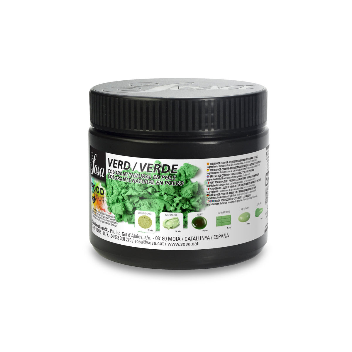 Sosa All Natural Food Colouring in Powder, Green