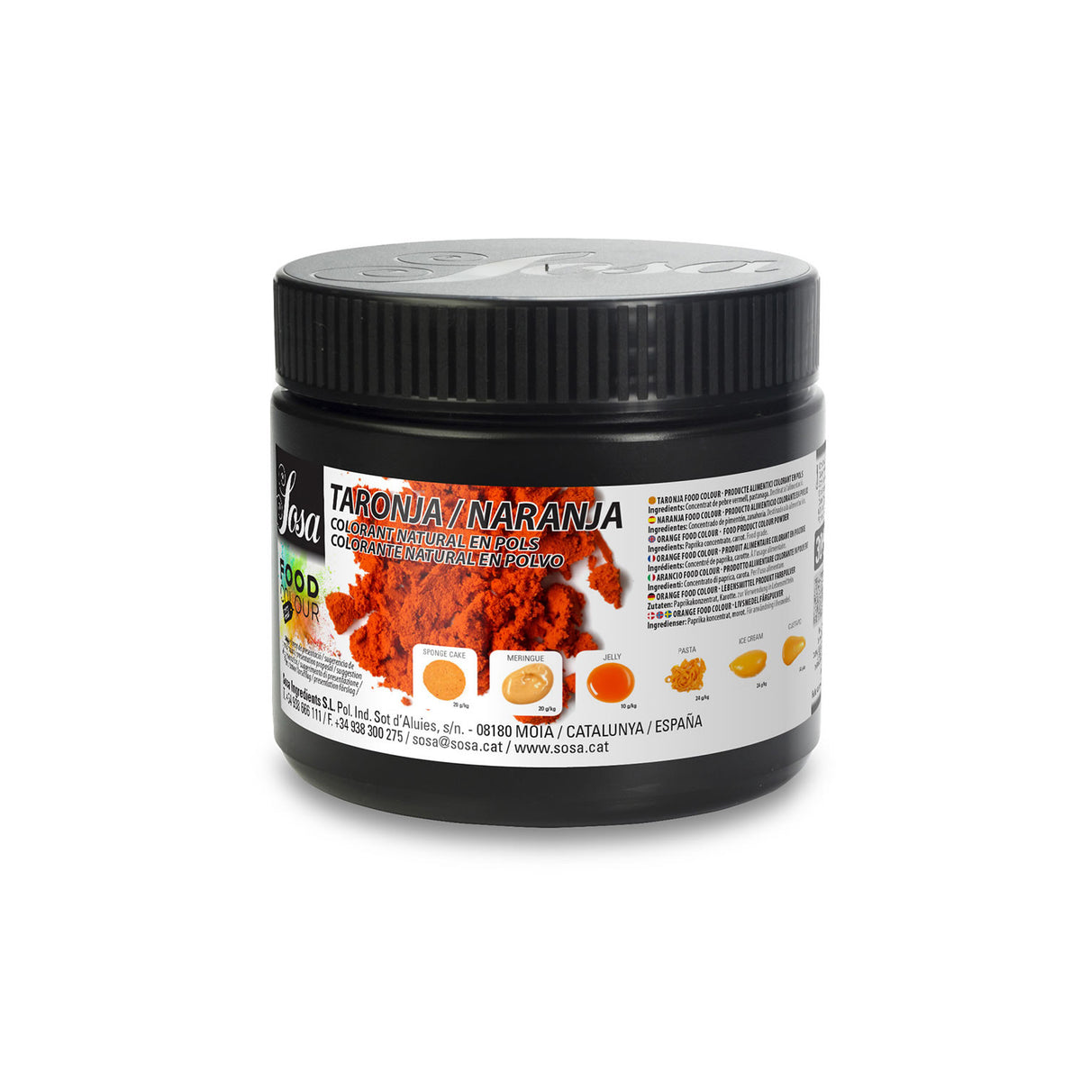 Sosa All Natural Food Colouring in Powder, Orange