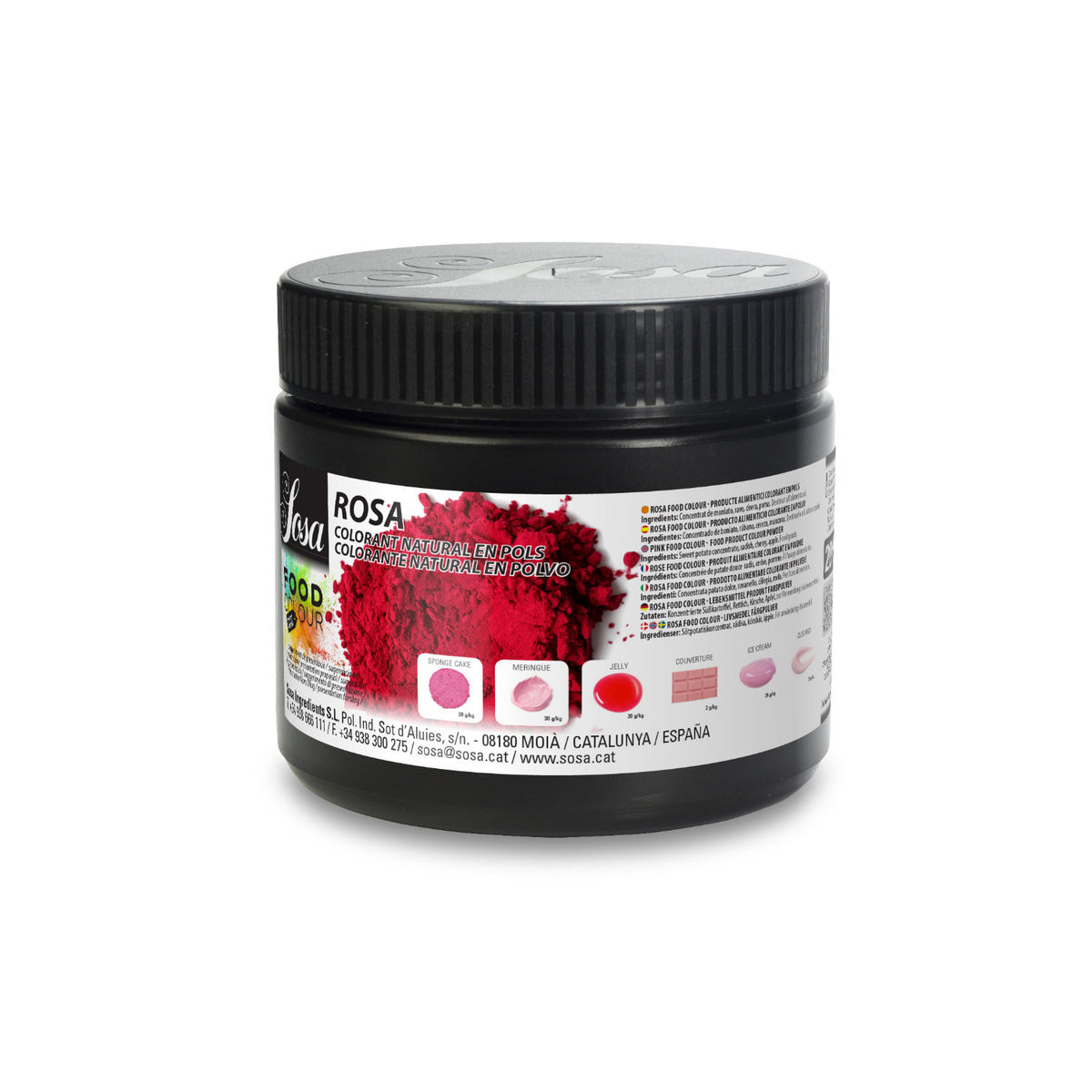 Sosa All Natural Food Colouring in Powder, Pink