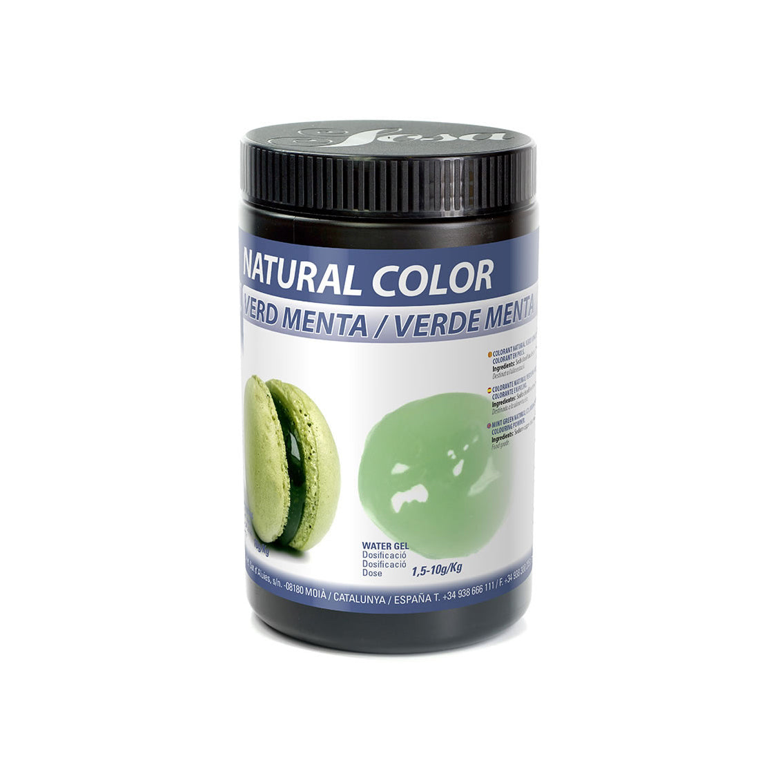 Sosa All Natural Water-Soluble Food Colouring Powder, Mint Green