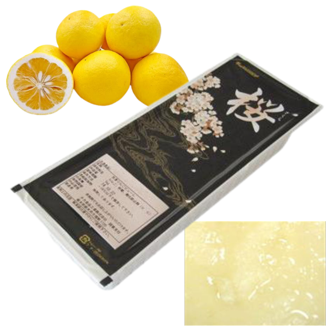 TAKA frozen Hyuganatsu puree – Japanese New Summer Orange (ひゅうがなつ) with tangy, floral flavour