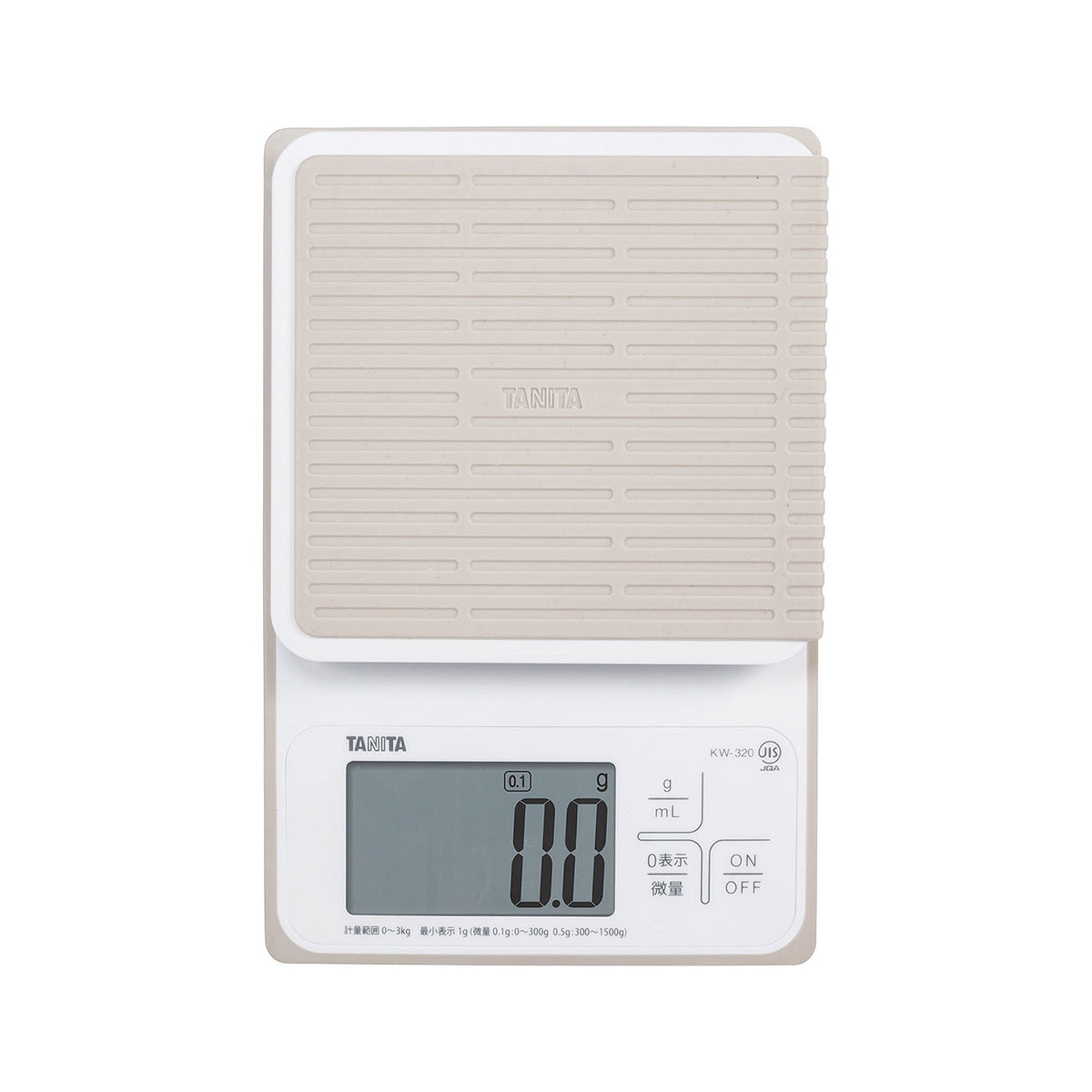 TANITA Waterproof Washable High Precision Digital Cooking Scale with Liquid Measurement Mode