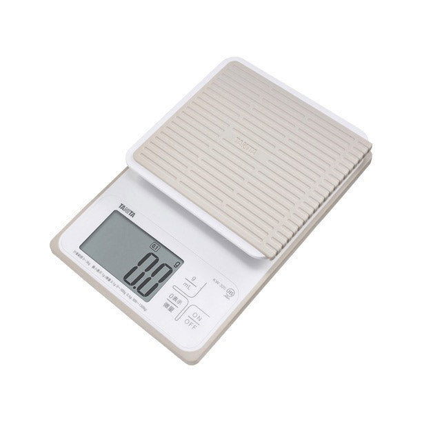 TANITA Waterproof Washable High Precision Digital Cooking Scale with Liquid Measurement Mode
