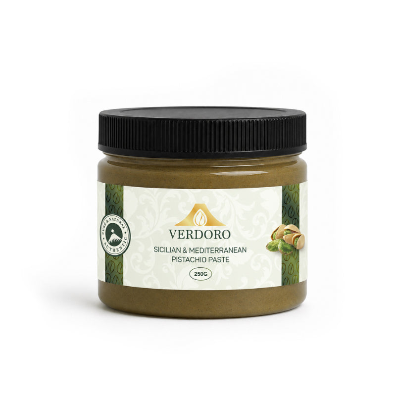 Sicilian & Mediterranean Blend Pistachio Paste – 100% Pure & Natural by Verdoro