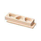 YAMACO Hinoki Onigiri Mold – 3-Cavity Japanese Rice Ball Maker