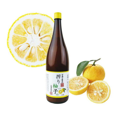 YUZUYA HONTEN Yuzu Juice, Pure 100% Unsalted Citron Fruit Juice