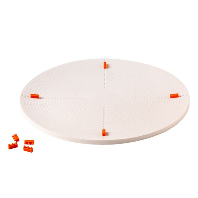Electric Turntable with Silicone Plate, 28 cm