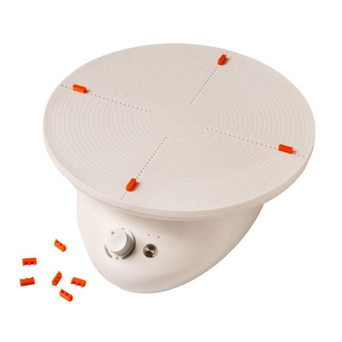 Electric Turntable with Silicone Plate, 28 cm