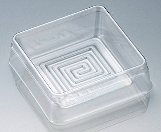 Clear Plastic Mini Confection Wagashi Container